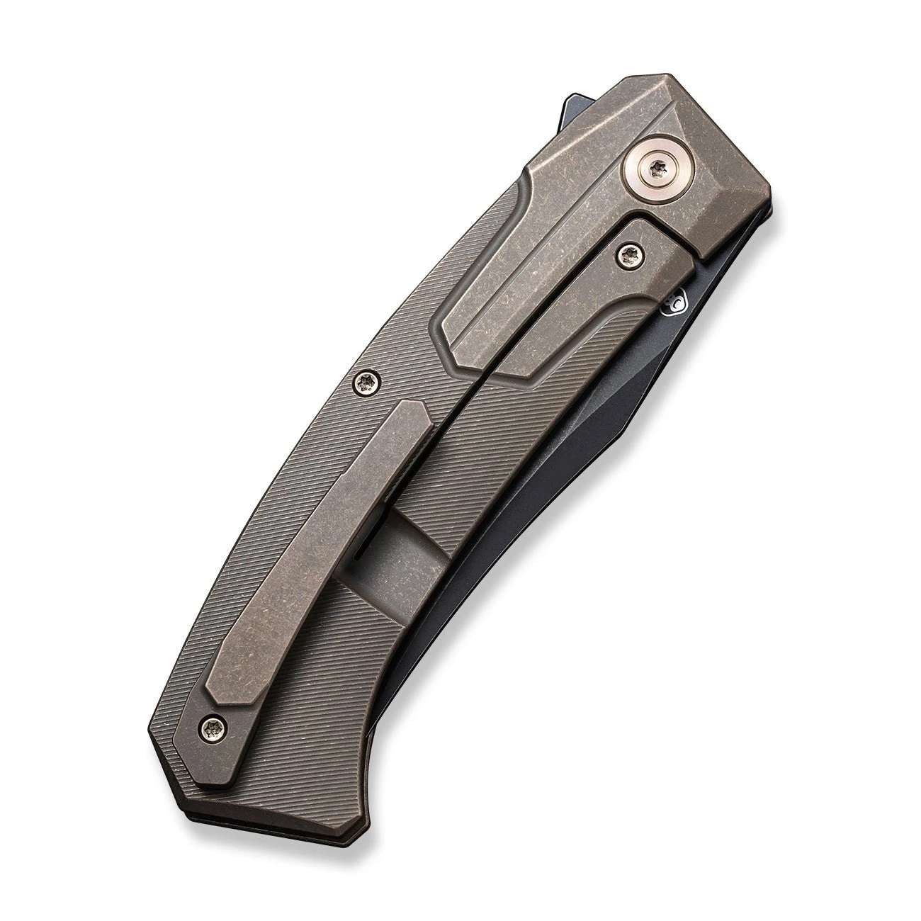 WEKNIFE Shuddan Flipper Knife Titanium Handle (3.48" CPM 20CV Blade) WE21015-3 9 WEKNIFE Shuddan Flipper Knife Titanium Handle (3.48" CPM 20CV Blade) WE21015-3 - Image 7