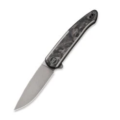 WEKNIFE Smooth Sentinel Flipper Knife Titanium Handle With Marble Carbon Fiber Inlay (2.97" CPM 20CV Blade) WE20043-1 -WE KNIFE Sales weknife smooth sentinel flipper knife titanium handle with marble carbon fiber inlay 297 cpm 20cv blade we20043 1 895611