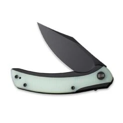 WEKNIFE Snick Flipper Knife Titanium Handle With G10 Inlay (3.47" CPM 20CV Blade) WE19022F-4 -WE KNIFE Sales weknife snick flipper knife titanium handle with g10 inlay 347 cpm 20cv blade we19022f 4 774941