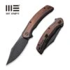 WEKNIFE Snick Flipper Knife Titanium Handle With Wood Inlay (3.47" CPM 20CV Blade) WE19022F-3 -WE KNIFE Sales weknife snick flipper knife titanium handle with wood inlay 347 cpm 20cv blade we19022f 3 736196