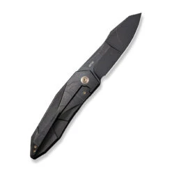 WEKNIFE Solid Flipper Knife Titanium Handle (3.88" CPM 20CV Blade) WE22028-5 17 WEKNIFE Solid Flipper Knife Titanium Handle (3.88" CPM 20CV Blade) WE22028-5 -WE KNIFE Sales weknife solid flipper knife black stonewashed with etching pattern titanium integral handle 388 black stonewashed with etching pattern cpm 20cv blade we22028 5 650948