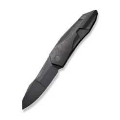 WEKNIFE Solid Flipper Knife Titanium Handle (3.88" CPM 20CV Blade) WE22028-5 18 WEKNIFE Solid Flipper Knife Titanium Handle (3.88" CPM 20CV Blade) WE22028-5 -WE KNIFE Sales weknife solid flipper knife black stonewashed with etching pattern titanium integral handle 388 black stonewashed with etching pattern cpm 20cv blade we22028 5 795354
