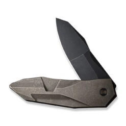 WEKNIFE Solid Flipper Knife Titanium Handle (3.88" CPM 20CV Blade) WE22028-3 20 WEKNIFE Solid Flipper Knife Titanium Handle (3.88" CPM 20CV Blade) WE22028-3 -WE KNIFE Sales weknife solid flipper knife bronze titanium integral handle 388 black stonewashed cpm 20cv blade we22028 3 952565