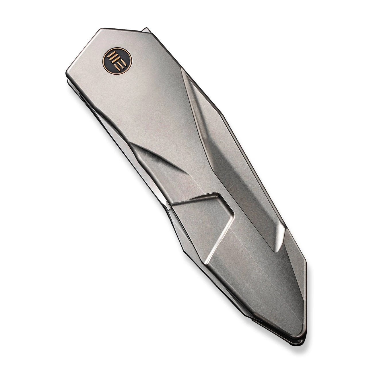 WEKNIFE Solid Flipper Knife Titanium Handle (3.88" CPM 20CV Blade) WE22028-2 9 WEKNIFE Solid Flipper Knife Titanium Handle (3.88" CPM 20CV Blade) WE22028-2 - Image 7
