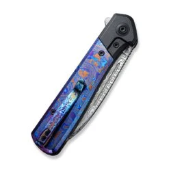 WEKNIFE Soothsayer Flipper Knife Titanium Handle With Timascus Inlay (3.48" Damasteel Blade) WE20050-DS1 18 WEKNIFE Soothsayer Flipper Knife Titanium Handle With Timascus Inlay (3.48" Damasteel Blade) WE20050-DS1 -WE KNIFE Sales weknife soothsayer flipper knife titanium handle with timascus inlay 348 damasteel blade we20050 ds1 103790