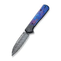 WEKNIFE Soothsayer Flipper Knife Titanium Handle With Timascus Inlay (3.48" Damasteel Blade) WE20050-DS1 14 WEKNIFE Soothsayer Flipper Knife Titanium Handle With Timascus Inlay (3.48" Damasteel Blade) WE20050-DS1 -WE KNIFE Sales weknife soothsayer flipper knife titanium handle with timascus inlay 348 damasteel blade we20050 ds1 935678