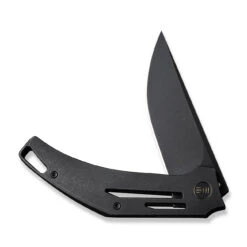 WEKNIFE Speedliner Flipper Knife Black Titanium Handle (3.39" Black Stonewashed CPM 20CV Blade) WE22045C-1 -WE KNIFE Sales weknife speedliner flipper knife black titanium handle 339 black stonewashed cpm 20cv blade we22045c 1 422128