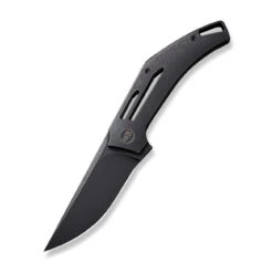 WEKNIFE Speedliner Flipper Knife Black Titanium Handle (3.39" Black Stonewashed CPM 20CV Blade) WE22045C-1 -WE KNIFE Sales weknife speedliner flipper knife black titanium handle 339 black stonewashed cpm 20cv blade we22045c 1 657084