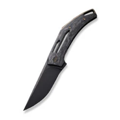 WEKNIFE Speedliner Flipper Knife Shredded Carbon Fiber Handle (3.39" Black Stonewashed CPM 20CV Blade) WE22045B-2 -WE KNIFE Sales weknife speedliner flipper knife shredded carbon fiber handle 339 black stonewashed cpm 20cv blade we22045b 2 609378