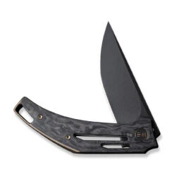 WEKNIFE Speedliner Flipper Knife Shredded Carbon Fiber Handle (3.39" Black Stonewashed CPM 20CV Blade) WE22045B-2 -WE KNIFE Sales weknife speedliner flipper knife shredded carbon fiber handle 339 black stonewashed cpm 20cv blade we22045b 2 798398