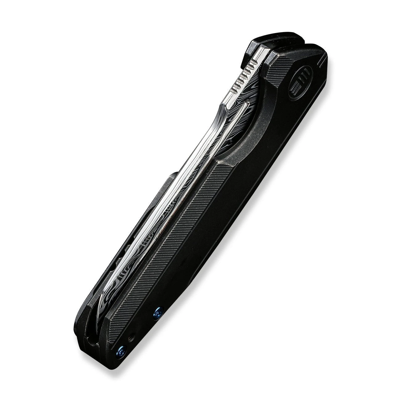 WEKNIFE StarHawk Flipper Knife Titanium Handle (2.81" Damasteel Blade) WE21017-DS1 10 WEKNIFE StarHawk Flipper Knife Titanium Handle (2.81" Damasteel Blade) WE21017-DS1 - Image 8