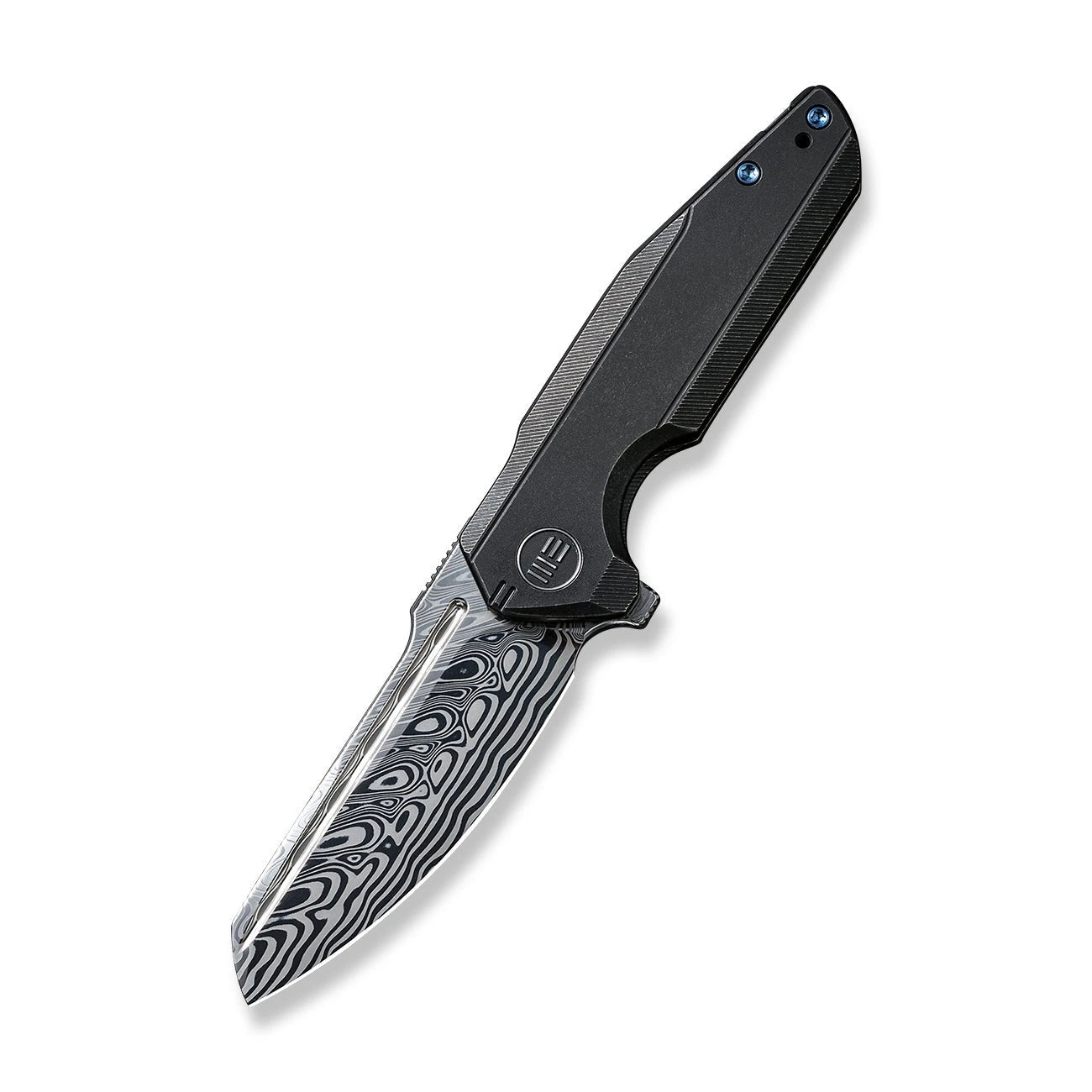 WEKNIFE StarHawk Flipper Knife Titanium Handle (2.81" Damasteel Blade) WE21017-DS1 5 WEKNIFE StarHawk Flipper Knife Titanium Handle (2.81" Damasteel Blade) WE21017-DS1 - Image 3