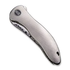 WEKNIFE Synergy2 Flipper Knife Titanium Integral Handle (3.49" Hakkapella Damasteel Blade) 912DS-1 -WE KNIFE Sales weknife synergy2 flipper knife titanium integral handle 349 hakkapella damasteel blade 912ds 1 752368