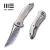 WEKNIFE Synergy2 Flipper Knife Titanium Integral Handle (3.49" Hakkapella Damasteel Blade) 912DS-2 -WE KNIFE Sales weknife synergy2 flipper knife titanium integral handle 349 hakkapella damasteel blade 912ds 2 285425