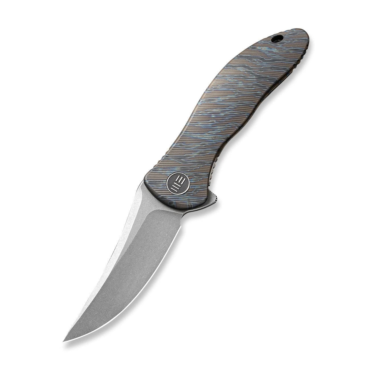 WEKNIFE Synergy2 Flipper Knife Titanium Integral Handle (3.49" M390 Blade) 912E 5 WEKNIFE Synergy2 Flipper Knife Titanium Integral Handle (3.49" M390 Blade) 912E - Image 3