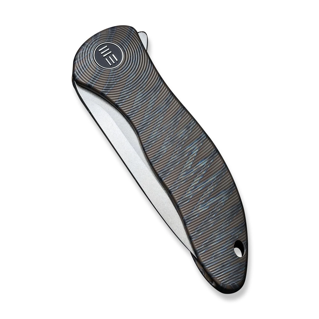 WEKNIFE Synergy2v2 Flipper Knife Titanium Handle (3.49" CPM 20CV Blade) WE18046D-2 8 WEKNIFE Synergy2v2 Flipper Knife Titanium Handle (3.49" CPM 20CV Blade) WE18046D-2 - Image 6