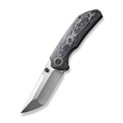 WEKNIFE Thug XL Thumb Stud Knife Carbon Fiber With Titanium Lock Side Handle (3.35" CPM 20CV Blade) WE20028E-1 -WE KNIFE Sales weknife thug xl thumb stud knife carbon fiber with titanium lock side handle 335 cpm 20cv blade we20028e 1 427948