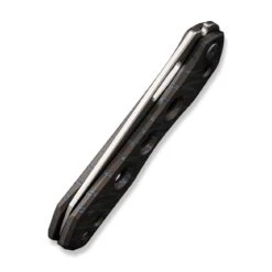 WEKNIFE Vision R Manual Thumb Knife Titanium Handle (3.54" CPM 20CV Blade) WE21031-6 -WE KNIFE Sales weknife vision r manual thumb knife tiger stripe pattern flamed titanium handle 354 silver bead blasted cpm 20cv blade we21031 6 381724