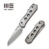 WEKNIFE Vision R Manual Thumb Knife Titanium Handle (3.54" CPM 20CV Blade) WE21031-1 -WE KNIFE Sales weknife vision r manual thumb knife titanium handle 354 cpm 20cv blade we21031 1 902151