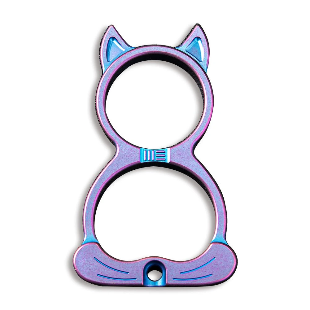 WEKNIFE WE Cat Titanium Material Collectible Knuckle With S/S Bead Chain A-07B 5 WEKNIFE WE Cat Titanium Material Collectible Knuckle With S/S Bead Chain A-07B - Image 3