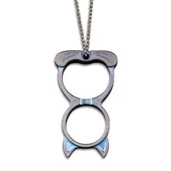 WEKNIFE WE Cat Titanium Material Collectible Knuckle With S/S Bead Chain A-07C -WE KNIFE Sales weknife we cat titanium material collectible knuckle with ss bead chain a 07c 932337