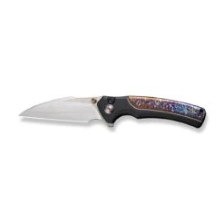 WEKNIFE Ziffius Flipper & Thumb Stud & Button Lock Knife Titanium Handle (3.7" CPM 20CV Blade) WE22024D-2 14 WEKNIFE Ziffius Flipper & Thumb Stud & Button Lock Knife Titanium Handle (3.7" CPM 20CV Blade) WE22024D-2 -WE KNIFE Sales weknife ziffius button lock knife black titanium handle with flamed titanium integral spacer 37 hand rubbed satin cpm 20cv blade we22024d 2 452481