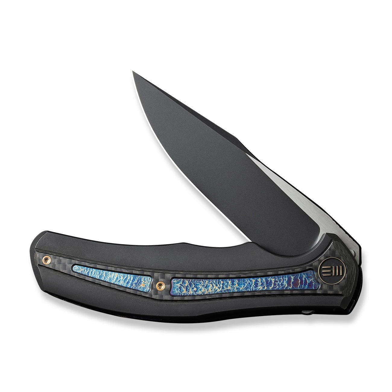 WEKNIFE Zonda Flipper Knife Titanium Handle With Carbon Fiber (4.05" CPM 20CV Blade) WE22016-1 6 WEKNIFE Zonda Flipper Knife Titanium Handle With Carbon Fiber (4.05" CPM 20CV Blade) WE22016-1 - Image 5