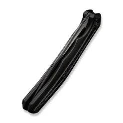 WEKNIFE Zonda Flipper Knife Titanium Handle With Carbon Fiber (4.05" CPM 20CV Blade) WE22016-1 18 WEKNIFE Zonda Flipper Knife Titanium Handle With Carbon Fiber (4.05" CPM 20CV Blade) WE22016-1 -WE KNIFE Sales weknife zonda flipper knife black titanium handle with twill carbon fiber flamed titanium inlay 405 black stonewashed cpm 20cv blade satin flat we22016 1 830793