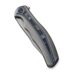 WEKNIFE Zonda Flipper Knife Titanium Handle With Carbon Fiber (4.05" CPM 20CV Blade) WE22016-4 17 WEKNIFE Zonda Flipper Knife Titanium Handle With Carbon Fiber (4.05" CPM 20CV Blade) WE22016-4 -WE KNIFE Sales weknife zonda flipper knife gray hand rubbed titanium handle with blue titanium marble carbon fiber inlay 405 gray hand rubbed cpm 20cv blade we22016 4 989646